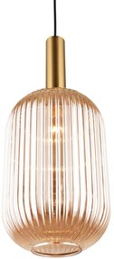 Oranje glazen hangende plafondlamp APP458-1CP