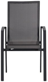 Tuinstoel stapelbaar Aluminium/textileen Grijs-antraciet Lifestyle Garden Furniture Ultimate