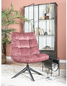 Adaline velvet fauteuil roze | Cavetown
