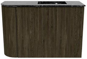 Mondiaz Joya DLux 60cm toiletmeubel ronding links shadow met wastafel faye rechts 1 kraangat lava