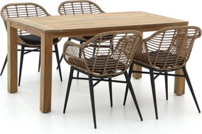 Diningset Intenso | 4 personen | Tuinset teakhout | 5-delig | Kees Smit Tuinmeubelen