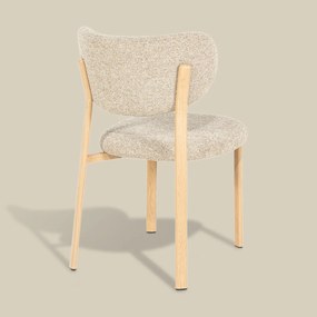 Houten Poten Eetkamerstoel Naturel