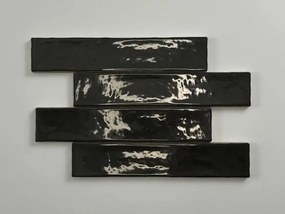 Jabo Kalon wandtegel antraciet 5x25cm glans
