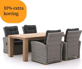 + 10% kassakorting | Diningset Intenso | 4 personen | Tuinset teakhout | 5-delig | Kees Smit Tuinmeubelen