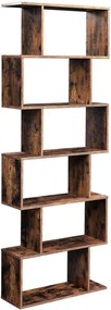 Nancy's Boekenkast Vintage - Kast Voor Boeken - Opbergkast - Rechthoekige Vakken