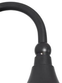 Buiten wandlamp zwart IP44 incl. bewegingsmelder - Daphne