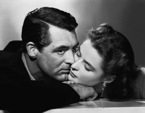 Kunstfotografie Cary Grant And Ingrid Bergman, (40 x 30 cm)