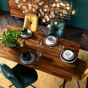 Kare Design Ravello Eettafel Sheesham Hout 200 Cm - 200 X 100cm.