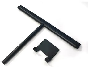 Saniclass Dual Glaswisser - inclusief haak - mat zwart YZ-G09 MB