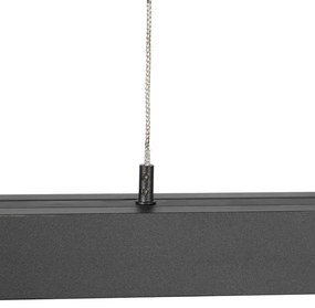 Eettafel / Eetkamer Hanglamp antraciet incl. LED en dimmer verstelbaar - Juliet Design Binnenverlichting Lamp
