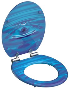 SCHÜTTE Toiletbril met soft-close BLUE DROP