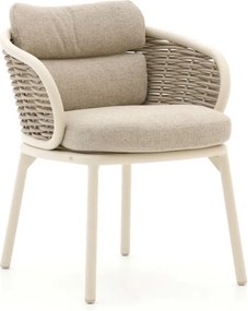 Dining tuinstoel | Apple Bee Pine Key | Wicker (vlechtwerk) | Wit | Kees Smit Tuinmeubelen