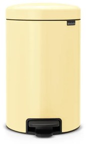 Brabantia NewIcon Pedaalemmer - 12 liter - kunststof binnenemmer - mellow yellow 233807