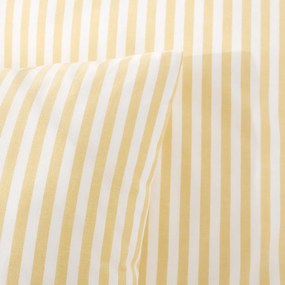 Katoenen kussensloop, geweven-geverfde strepen, SOIZIC JAUNE
