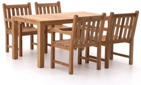 Sunyard Wales/Oxford 160cm dining tuinset 5-delig