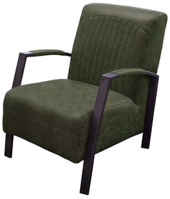 Fauteuil - Giulietta - Lederlook Missouri groen 10