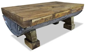 vidaXL Salontafel 90x50x35 cm massief gerecycled hout