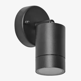 Jaxten Aluminium Buitenwandlamp Zwart & ↑16,5 Cm - Sklum