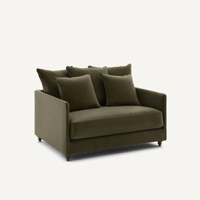 2-zits omvormbare bank van fluweel, Lazare