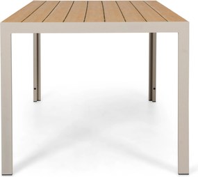 Dining Tuintafel rechthoekig 205x90 cm Zand/Beige Creta