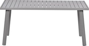 Garden Impressions Amarillo tuinset 5-delig taupe - Milou tuintafel 160x90 cm