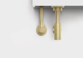 Clou aansluitslang 40cm 3/8" messing geborsteld PVD