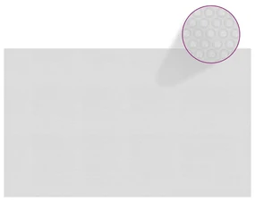 vidaXL Zwembadfolie solar drijvend 1000x600 cm PE grijs