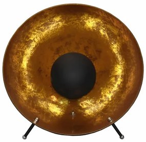 Arles Industrieel Design Tafellamp Goud Zwart