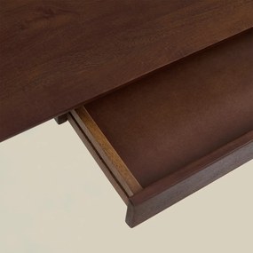 Houten Kaptafel Met Lade Vintage - 110 X 40cm.