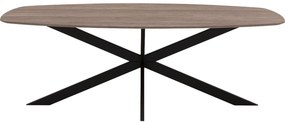 Goossens Excellent Eettafel Uniek, Semi ovaal 240 x 120 cm