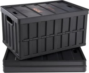VEVOR Set van 3 65L Professionele Vouwdozen van PP Transportdoos met Deksel Vouwbare Opbergdoos met Handvat Stapelbare Dozen Opbergdoos Vouwdozen Stapelbare Dozen voor Opslag & Transport