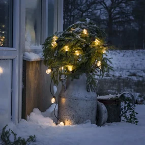 KONSTSMIDE Feestverlichting met 40 transparante lampen extra warm