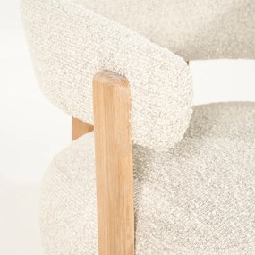 Armleuningstoel Boucle Beige