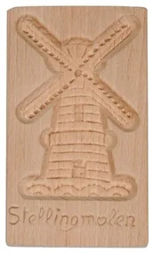 Speculaasplankje met stellingmolen, groot