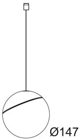 Delta Light -  Railverlichting Gibbo Wit  Metaal