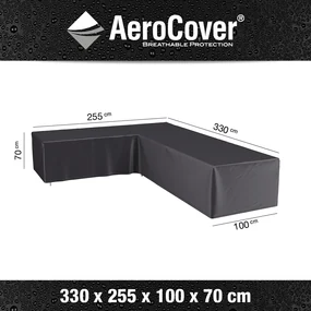Loungesethoes 330x255x100xH70 cm links– AeroCover