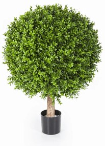 Buxus bol op stam kunstplant - 55 cm