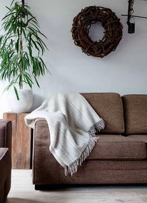 Klippan - Plaid Lamswol Bjork - Beige