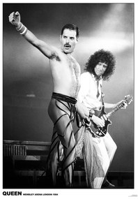 Poster Queen - Wembley 1984, (59.4 x 84.1 cm)