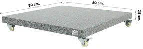 Platinum Challenger Premium T2 3.5x2.6 m - Jet Black met voet en hoes