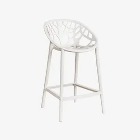 Set Van 4 Hoge Tuinkrukken Ores Gardenia Wit & ↑65 Cm - Sklum