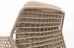 Taste by 4 Seasons Albano tuinstoel latte  Tuinstoel    taupe weerbestendig