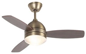 Plafondventilator met lamp brons 96cm met afstandsbediening - Rotar Modern E27 rond Binnenverlichting Lamp