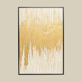 Schilderij Goud Wit