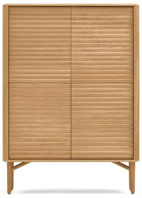 Kave Home Lenon Eiken Kast Retro Design - 104.5x40x144cm.