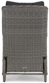 Tuinset 4 personen 200 cm Wicker Grijs Garden Collections Kingston/Boston