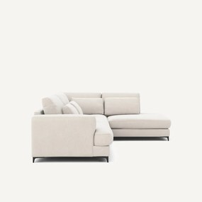 Omvormbare hoekbank rechts in chenille fluweel, Marsile