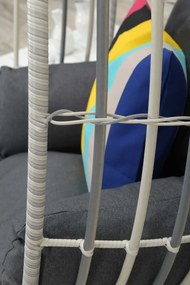 Hangstoel Panama swing egg - Cloudy grey
