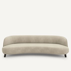 5-zits bank in linnen fluweel, Rosebury, ontwerp Emmanuel Gallina