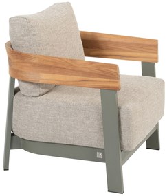 Tuinstoel Aluminium/teak Groen 4 Seasons Outdoor Varenna